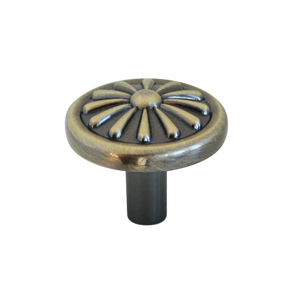 FURNITURE KNOB B BEAUTY Ø30Χ26MM METALLIC ANTIQUE BRONZE