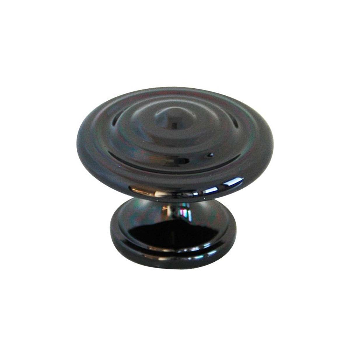 FURNITURE KNOB B BEAUTY Ø35Χ26MM METALLIC BLACK