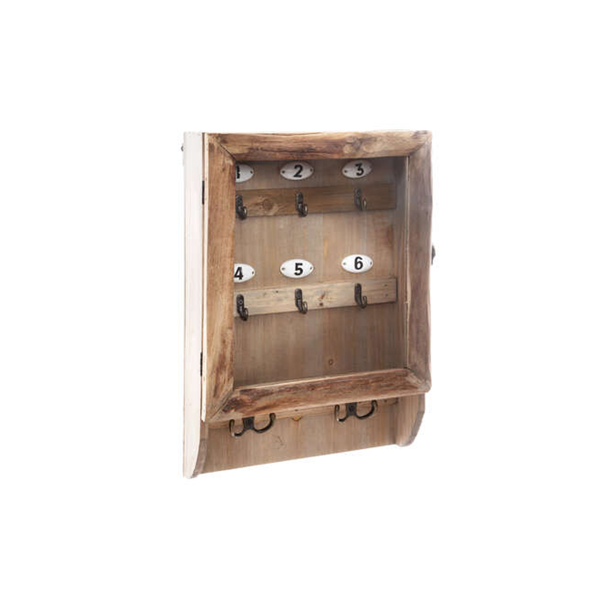 WOODEN KEY BOX 26X38CM