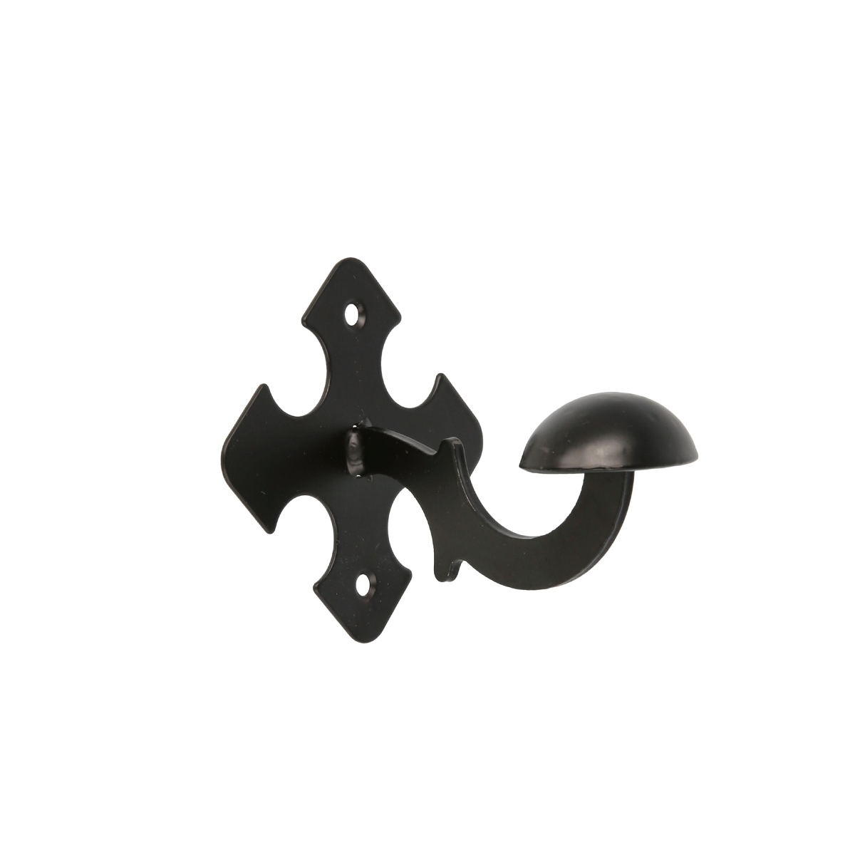 HANGERS WITH 1 HOOK MODEL.100 90X90X100MM  METALLIC BLACK