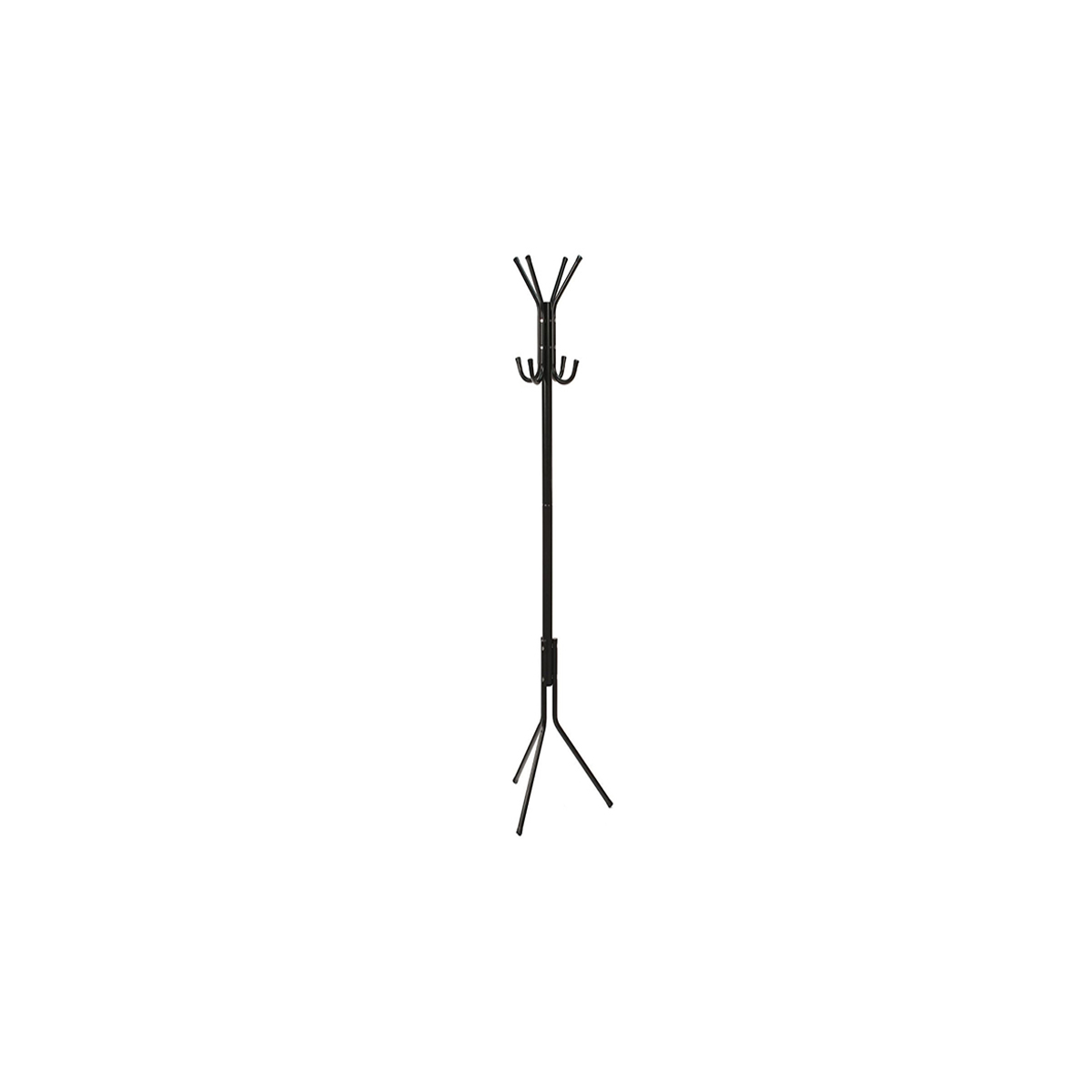 METAL COAT HANGER 8 RODS 55Χ4Χ176.2CM BLACK