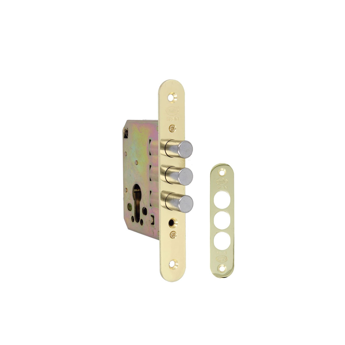 MULTI-RECEP LOCKS LOCKER 103-50 GOLD PLATED GOLD