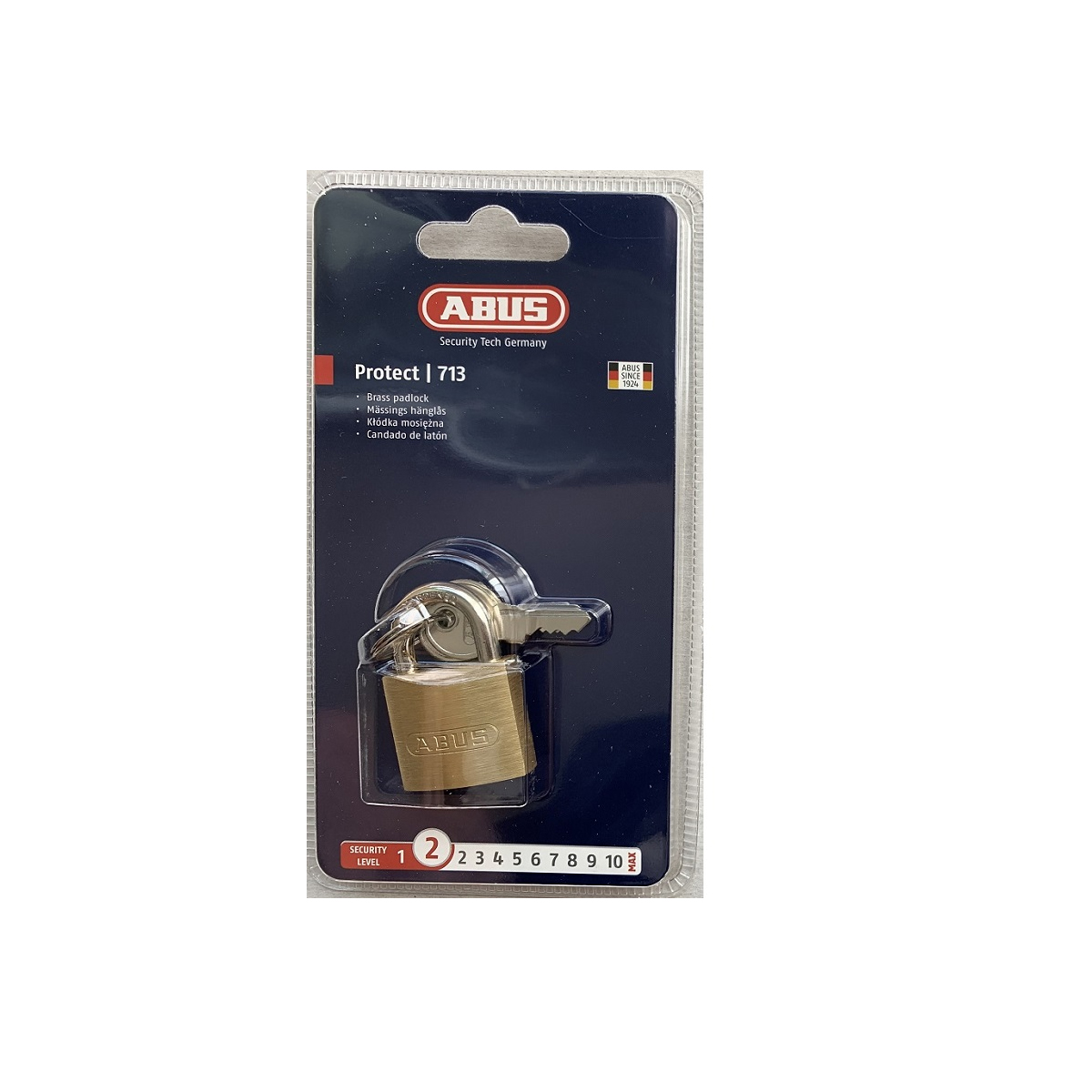 ABUS PADLOCK WITH 2 KEYS