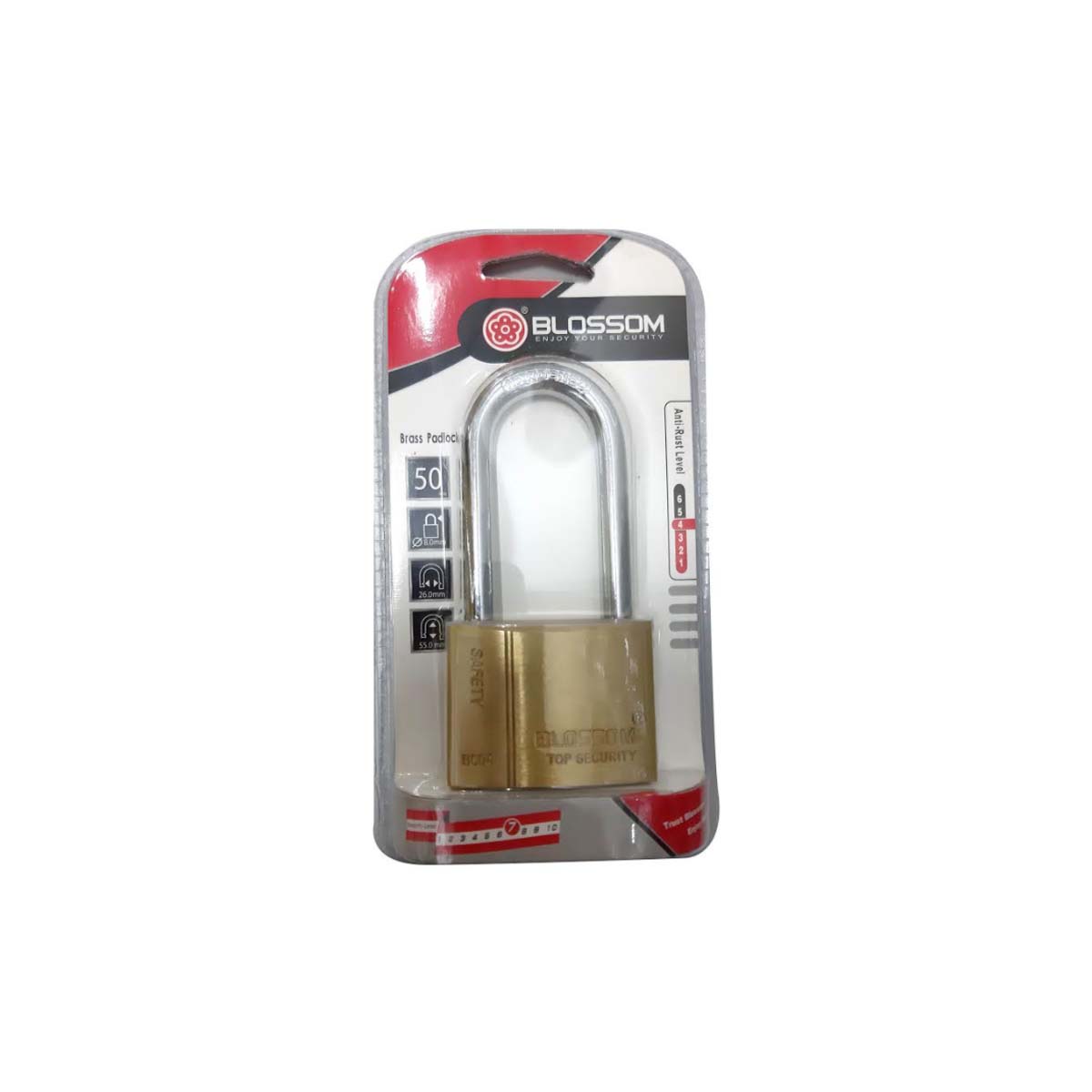 BLOSSOM PADLOCK LENGTH L / S 50MM