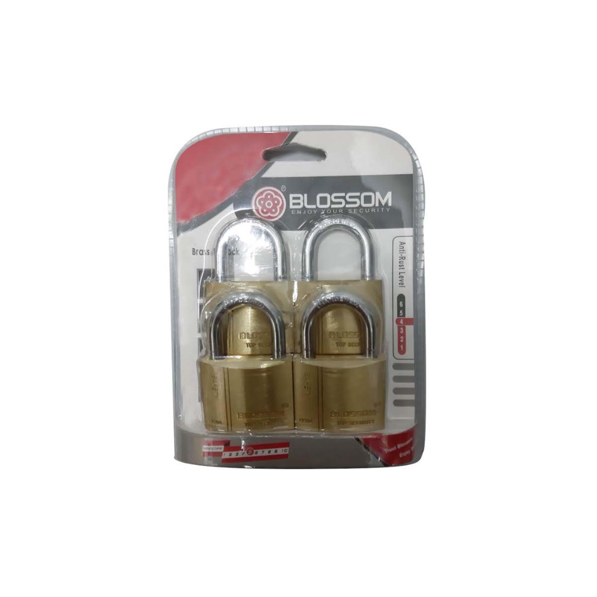 BLOSSOM PADLOCK 40X4 KA 4PCS