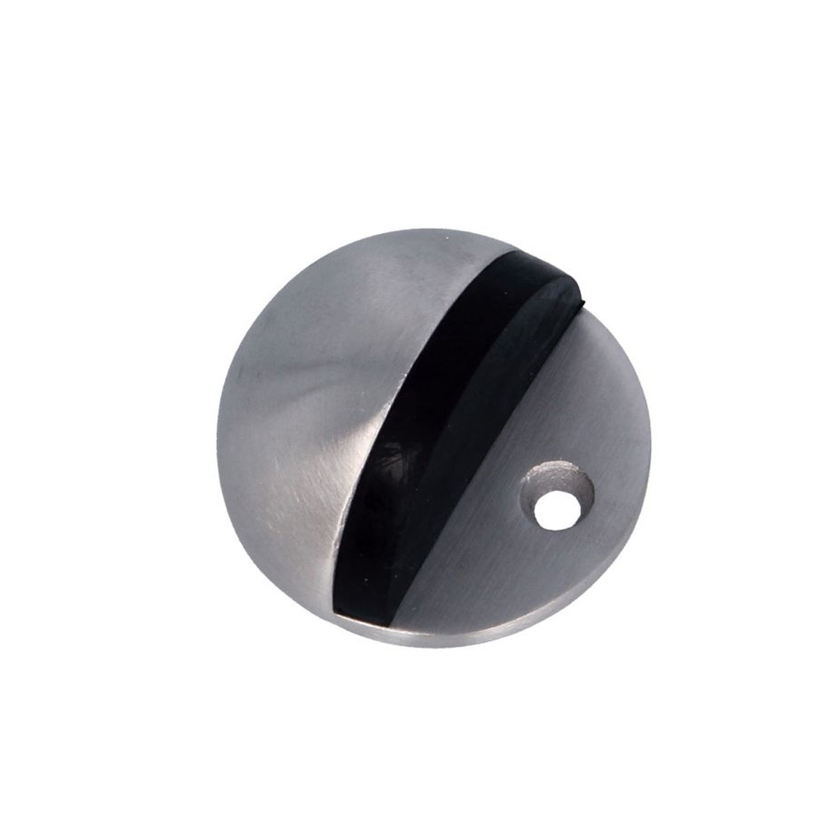 DOOR STOPPER MOD. 100 S / S WITH BLACK RUBBER