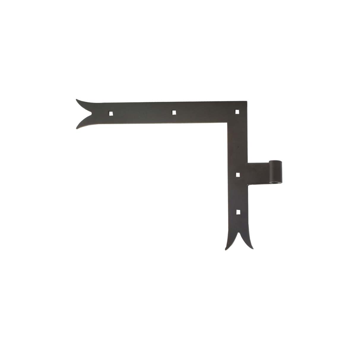 DOOR CORNER GOTHIC MONT.4000 Ø14MM LEFT METALLIC BLACK