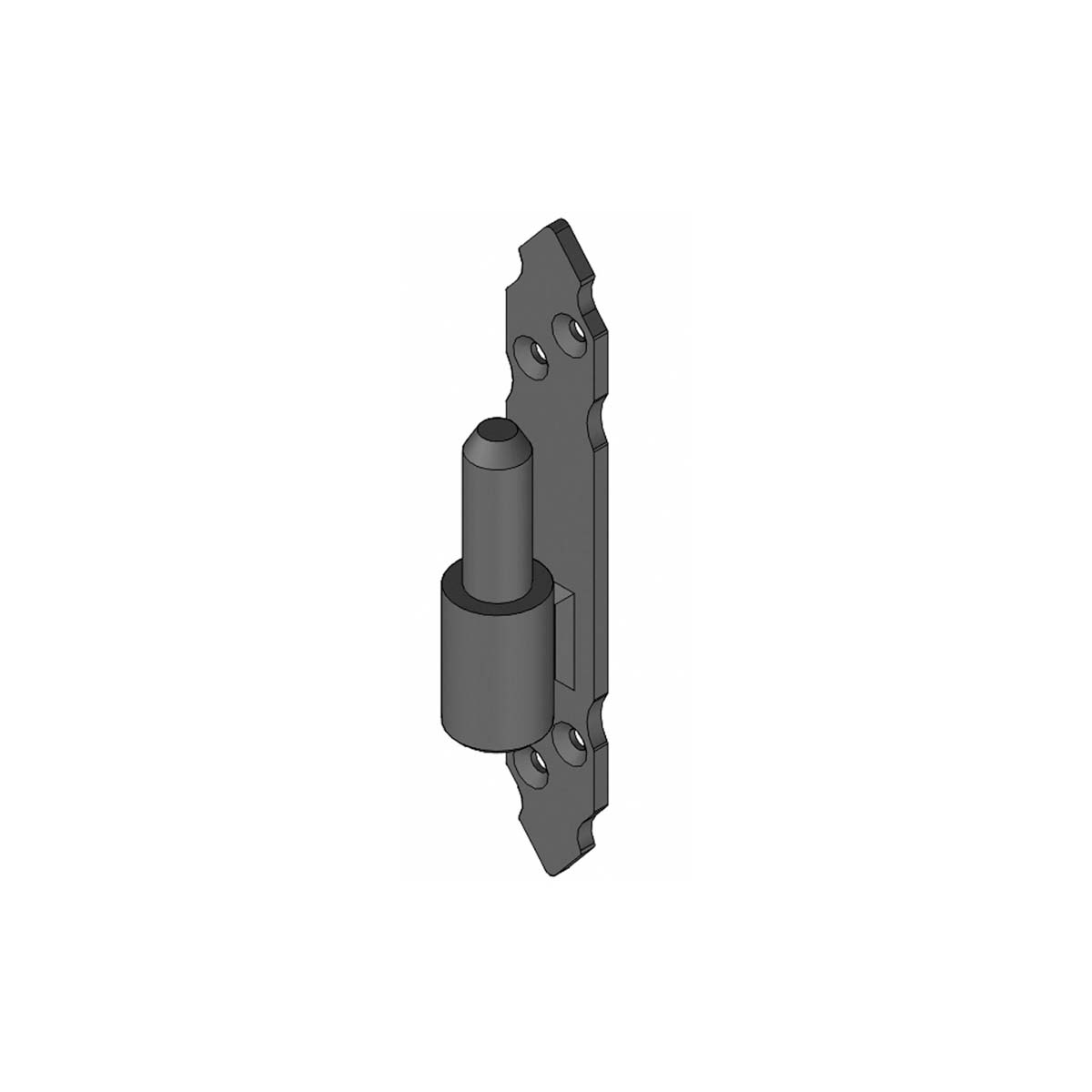 DOOR HINGES GOTHIC MOD. 8010-Φ14 METAL BLACK