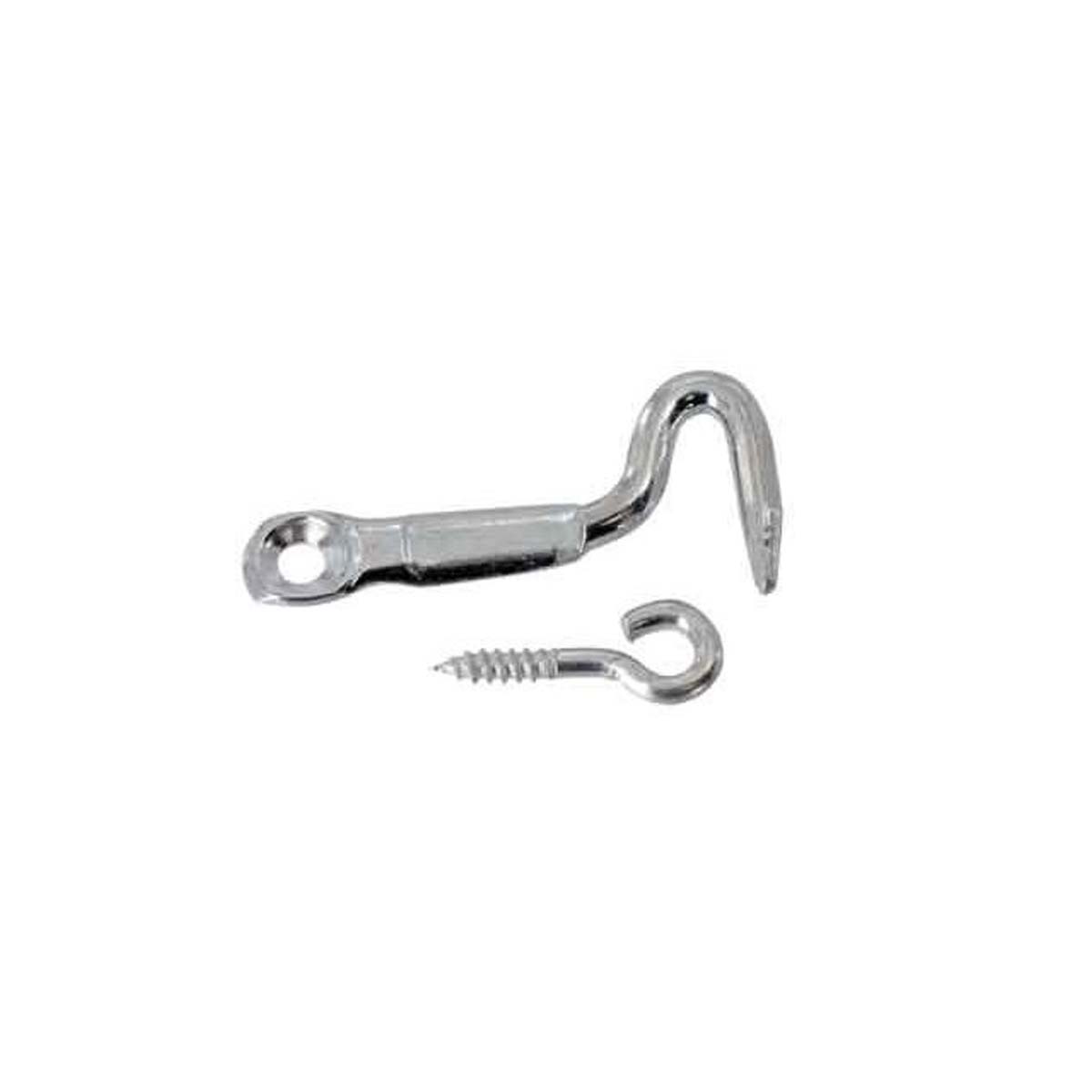HOOK HALF METAL SILVER