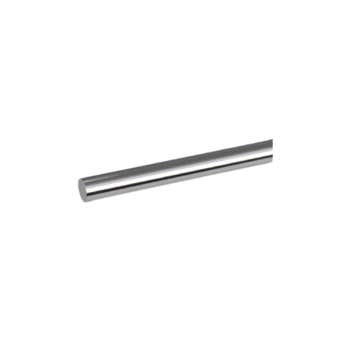ROUND PROFILE ALUMINUM 1000X8MM CHROME
