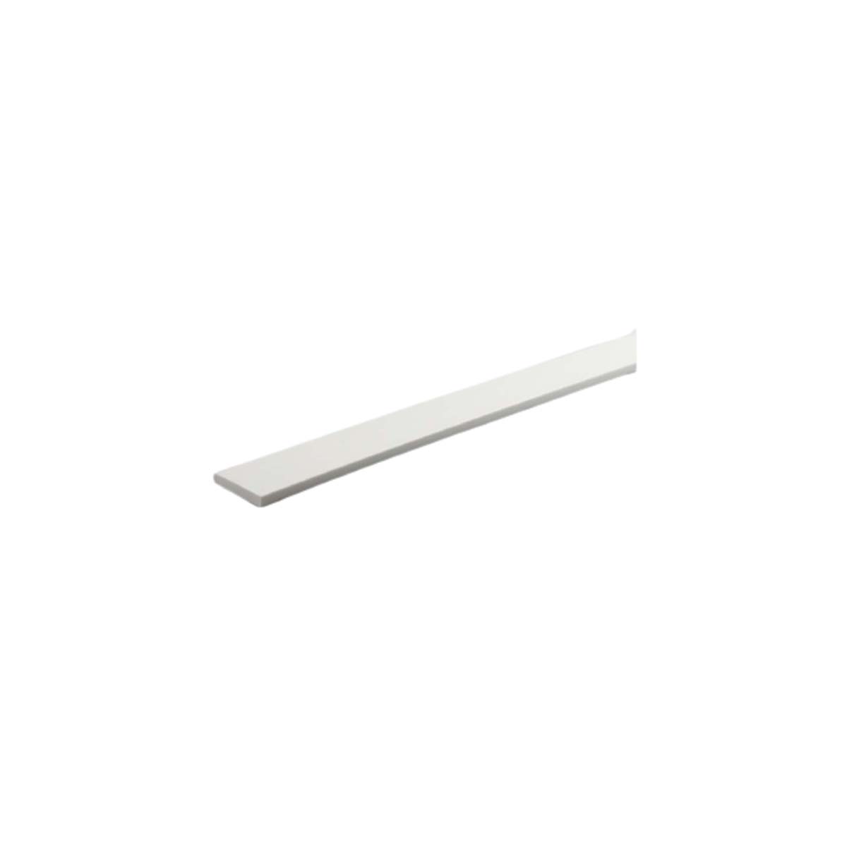 FLAT PROFILE PVC WHITE