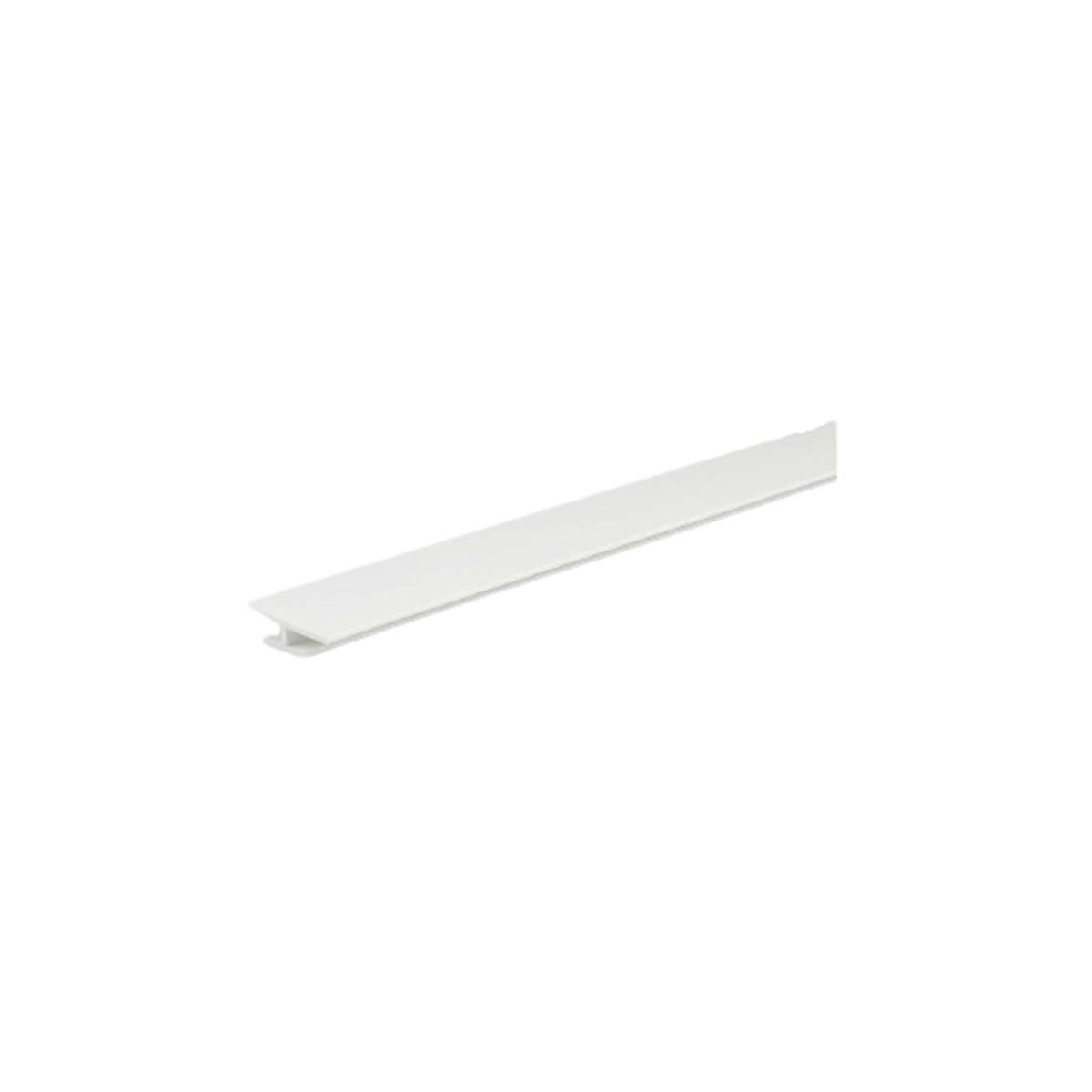 PROFILE SHAPE "H" PVC WHITE