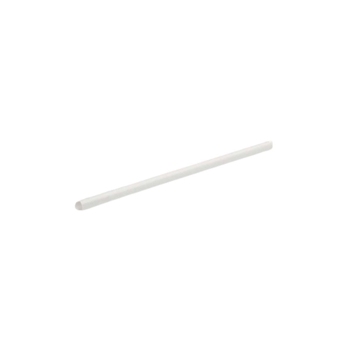 ROUND PROFILE TUBE PVC 1000X10X1,5MM WHITE