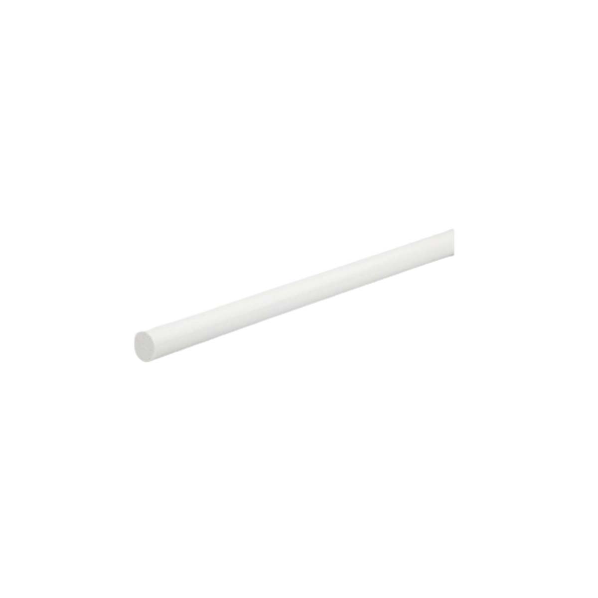 ROUND PROFILE PVC WHITE