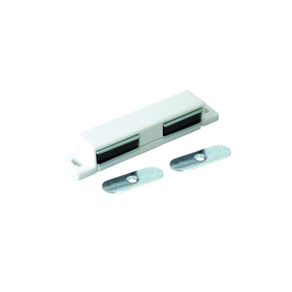 LOCK MAGNETIC DOUBLE 2X5KG PLASTIC WHITE