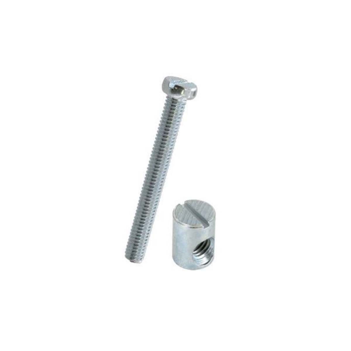 FURNITURE ASSEMBLY SCREW 6Χ50MM METAL BOLT