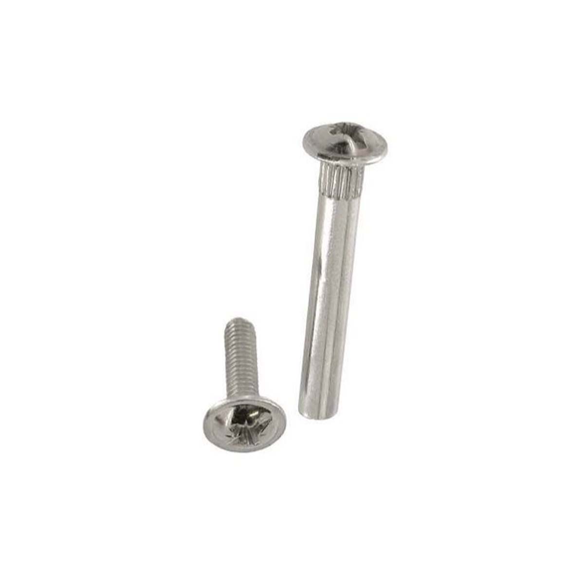 CONNECTION SCREW M4 4 PCS POLISHED STEEL