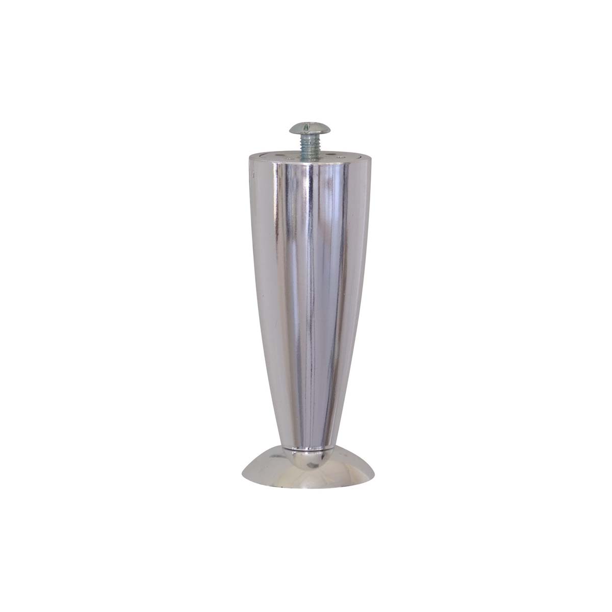 FURNITURE FOOT IN CONF SHEET 120ΧΦ50MM CHROME