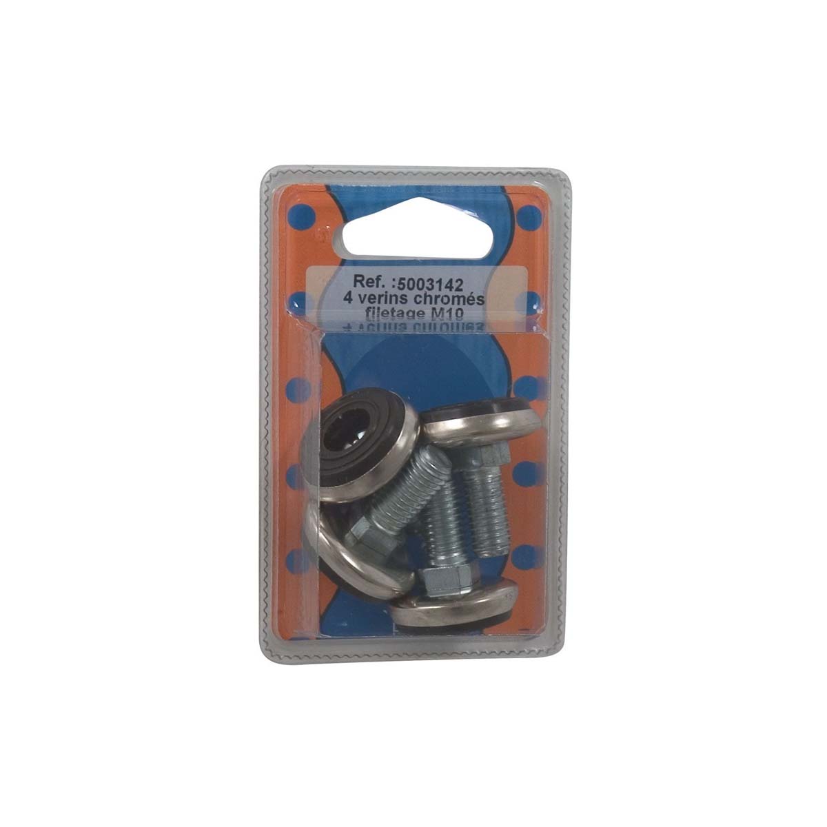 FURNITURE ROLL SCREW CYLINDER. 30ΧΦ10MM METAL. 4 PCS.