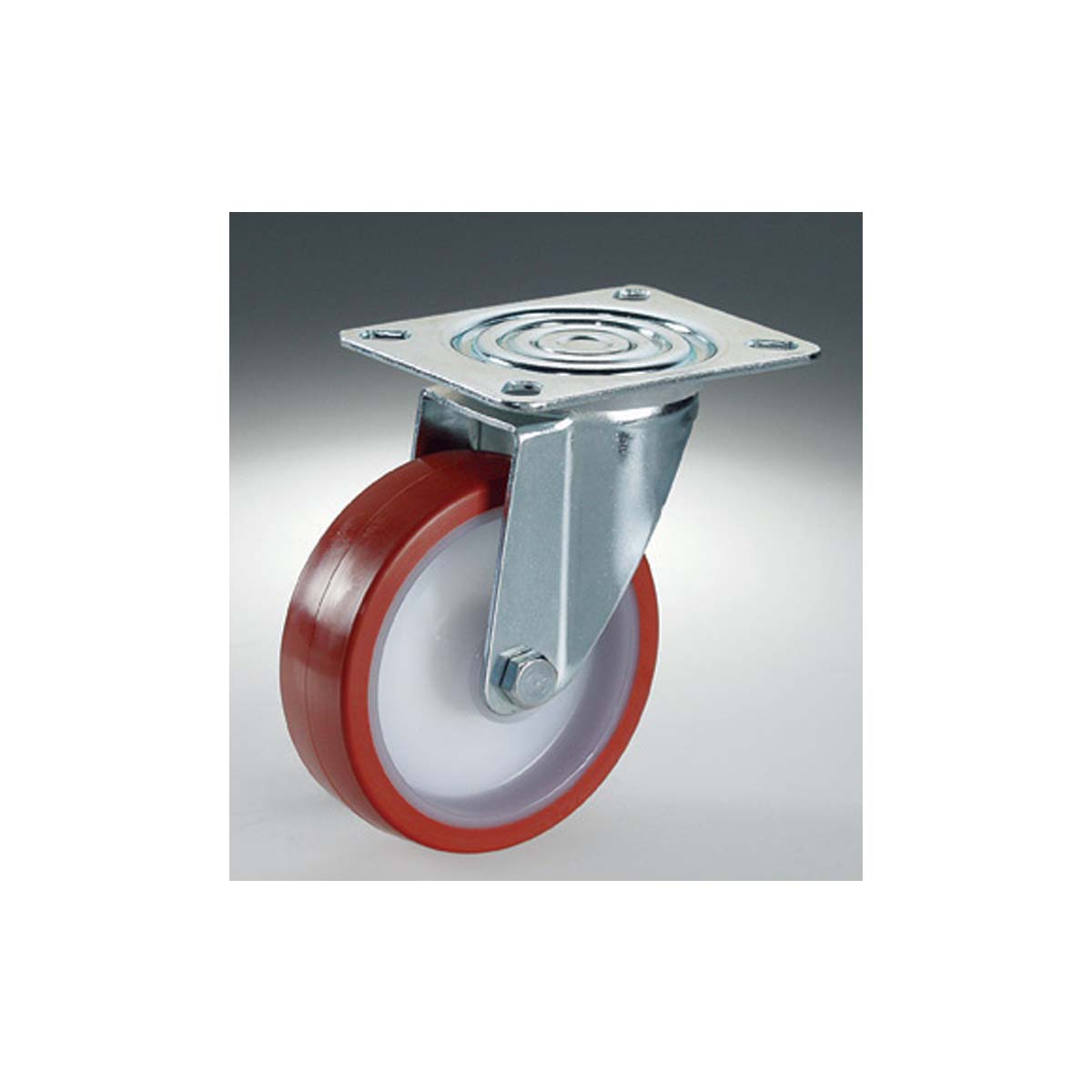 WHEEL WITH FLANGE NYBPX 150MM BROWN