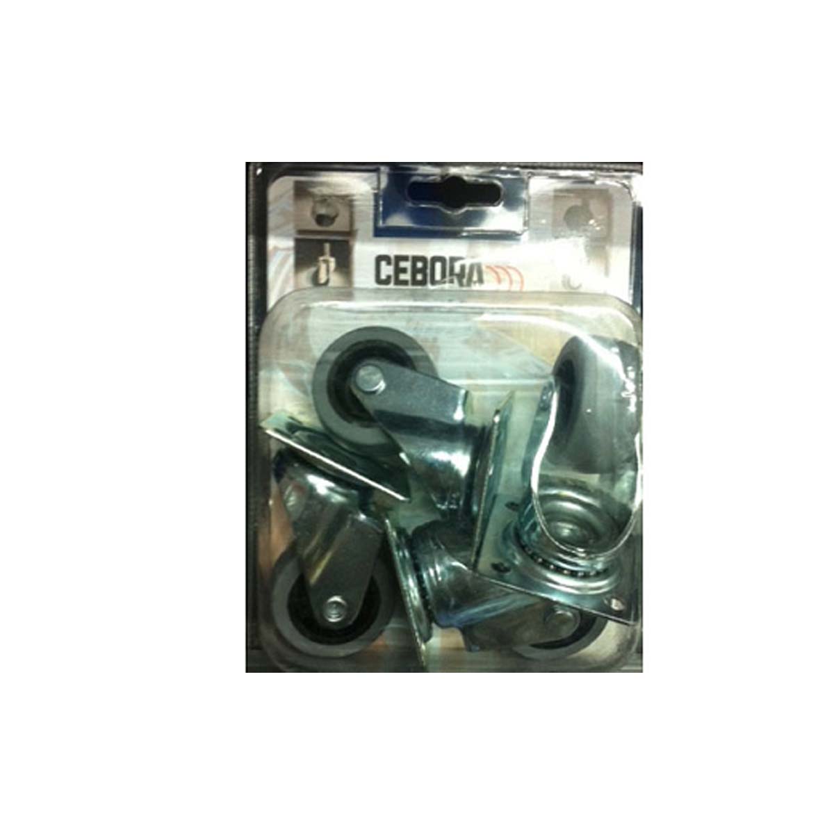 WHEEL WITH FLANGE D1P / 7 GRAY IN PLISTER 4 PCS.