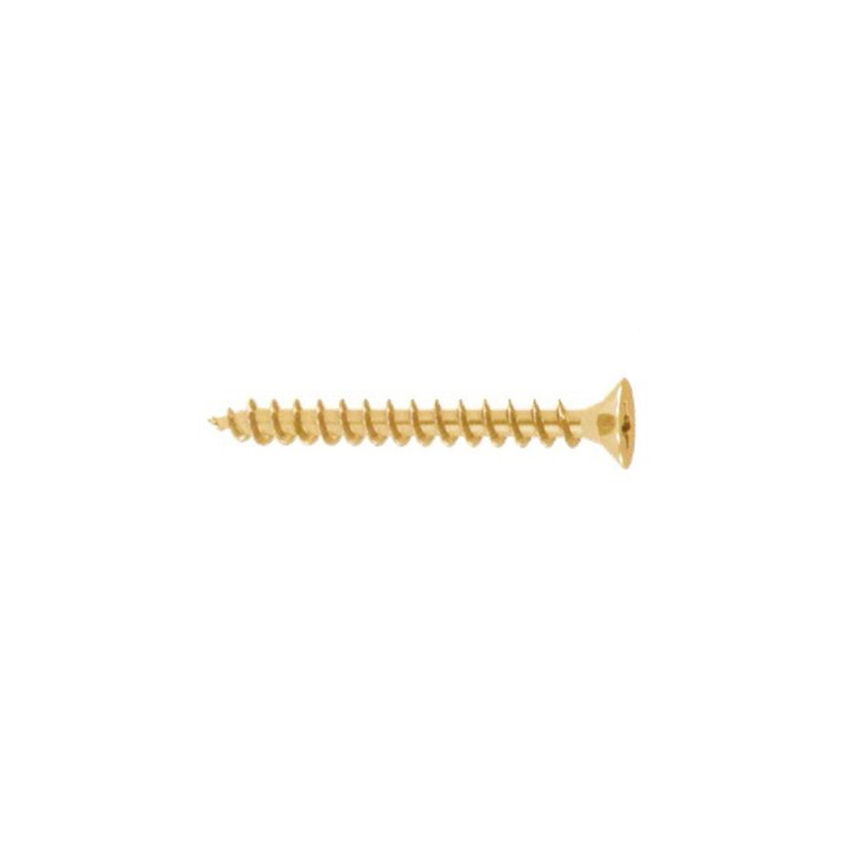 FRIULSIDER CHIPBOARD SCREWS IN YELLOW GALVANIZED STEEL EUROBLISTER 25PCS