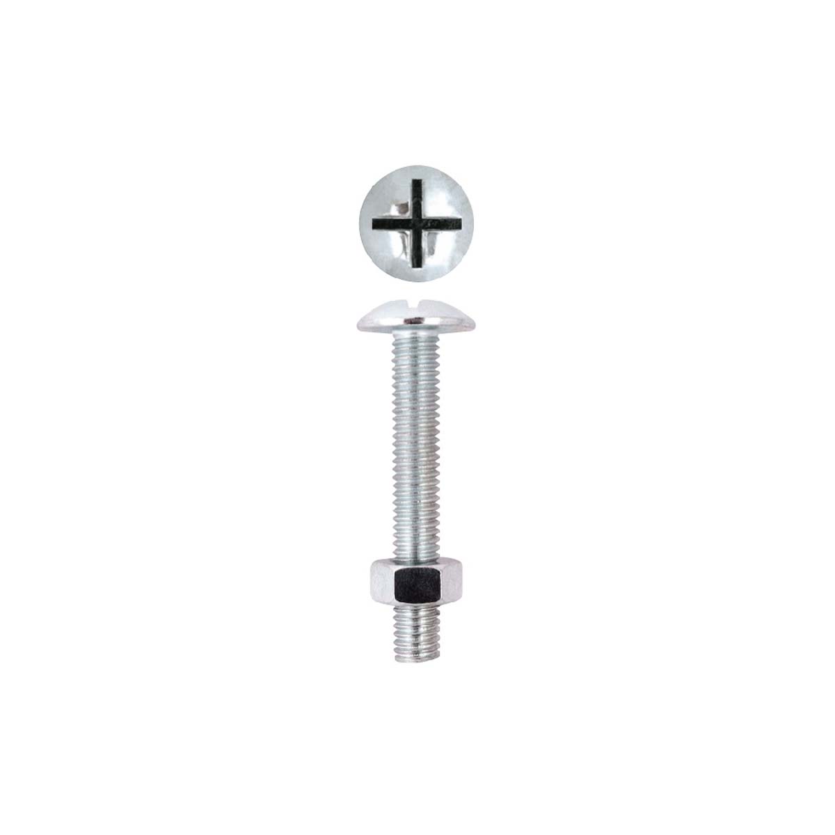 FRIULSIDER CROSS BOLT WITH NUT 8Χ80MM EUROBLISTER 5 PCS