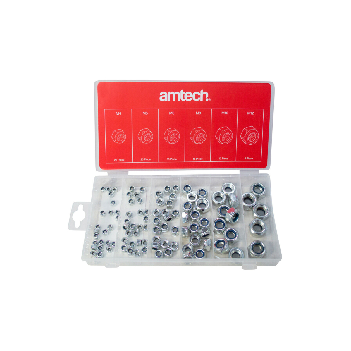 AMTECH NUT SET 100 PCS S6220
