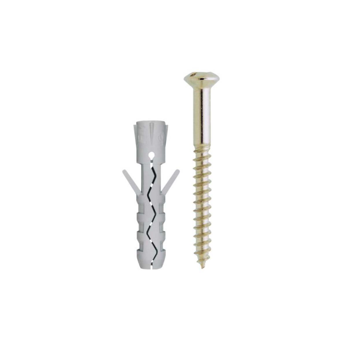 FRIULSIDER SCREW WITH DEPTH. HEAD 10Χ50MM WITH ROBLAX 10MM EUROBLISTER 5 PCS
