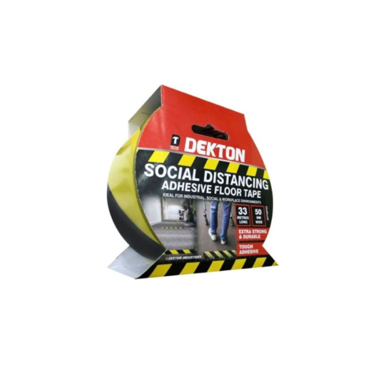 SAFETY TAPE DEKTON 33M X 50MM