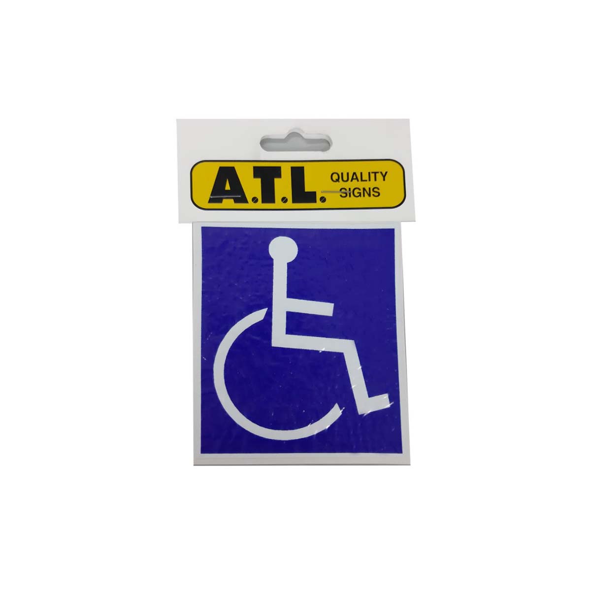 STICKER PLATES 8,5X9,5CM PARAPLEGIC