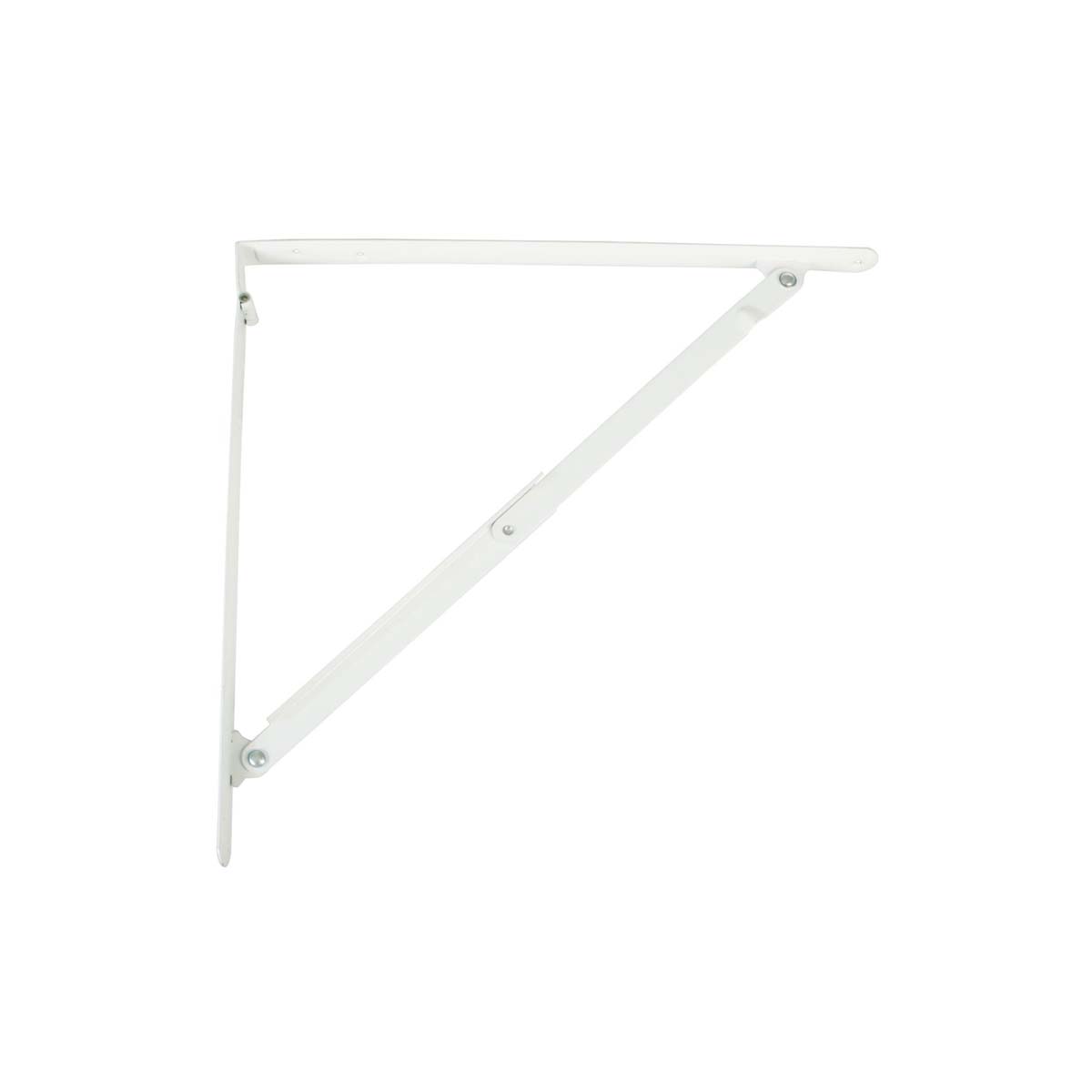 FOLDING SHELF CORNER MOD. 3 METAL WHITE