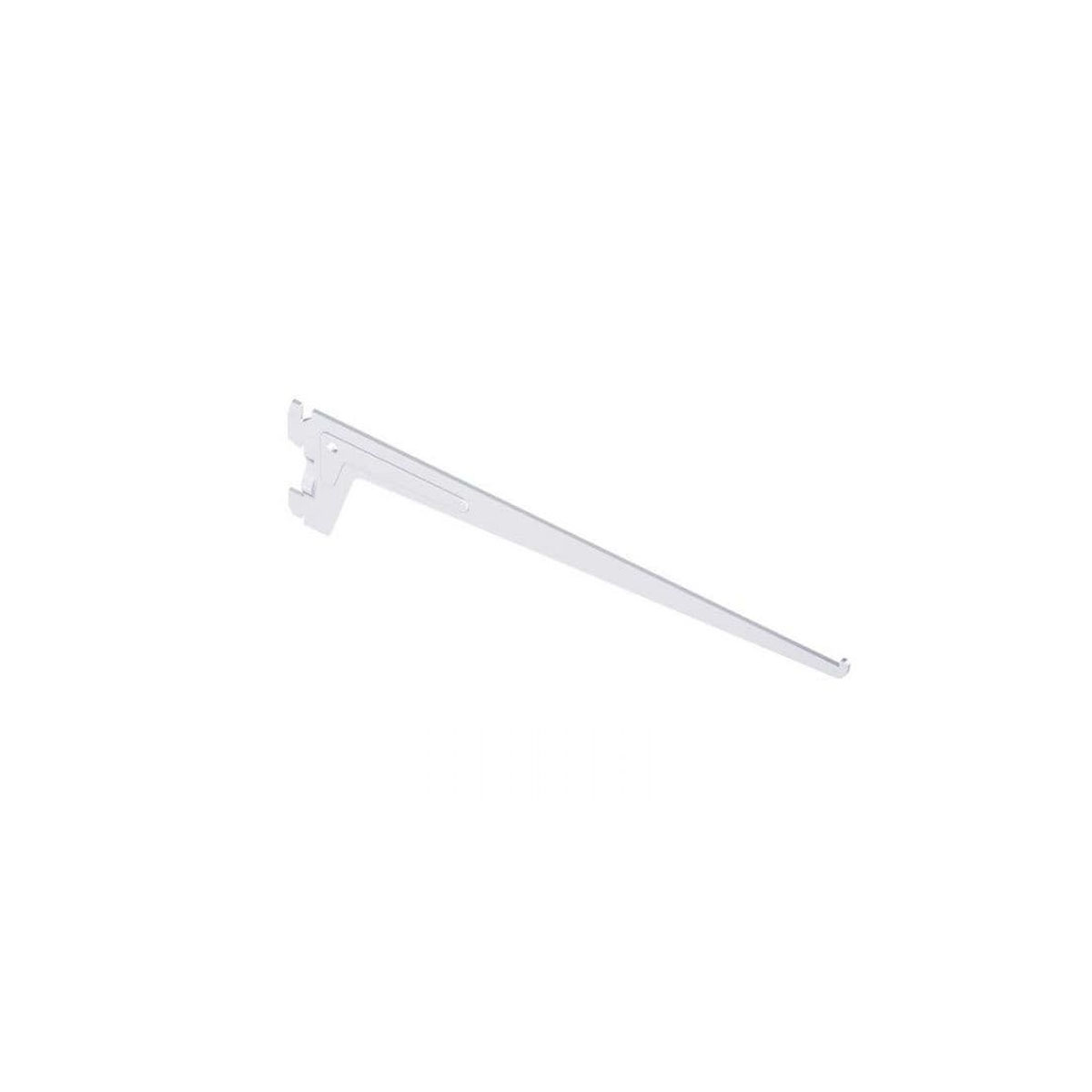 SHELF ARM ES "PRO" TWO HOOKS WHITE