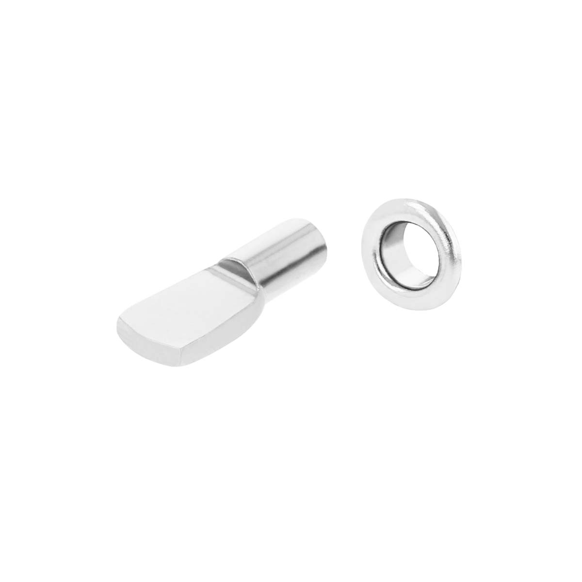 SHELF SUPPORT MOD.162  NICKEL 5X20X8MM 8PCS