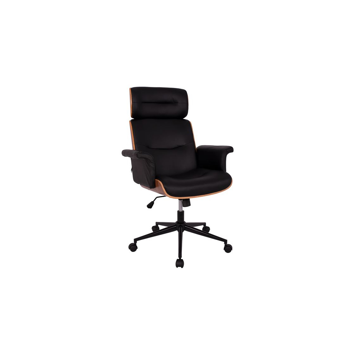 SUPERIOR PRO OFFICE CHAIR WALNUT-BLACK 74X74X116CM HM1108.01