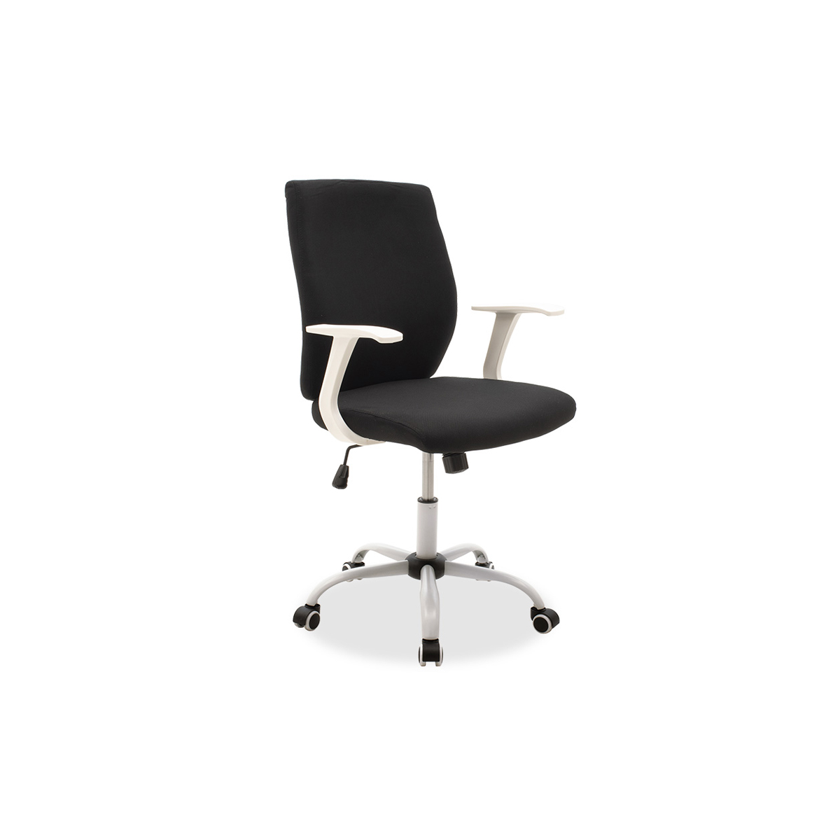 MEMORY OFFICE CHAIR BLACK WITH WHITE FRAME