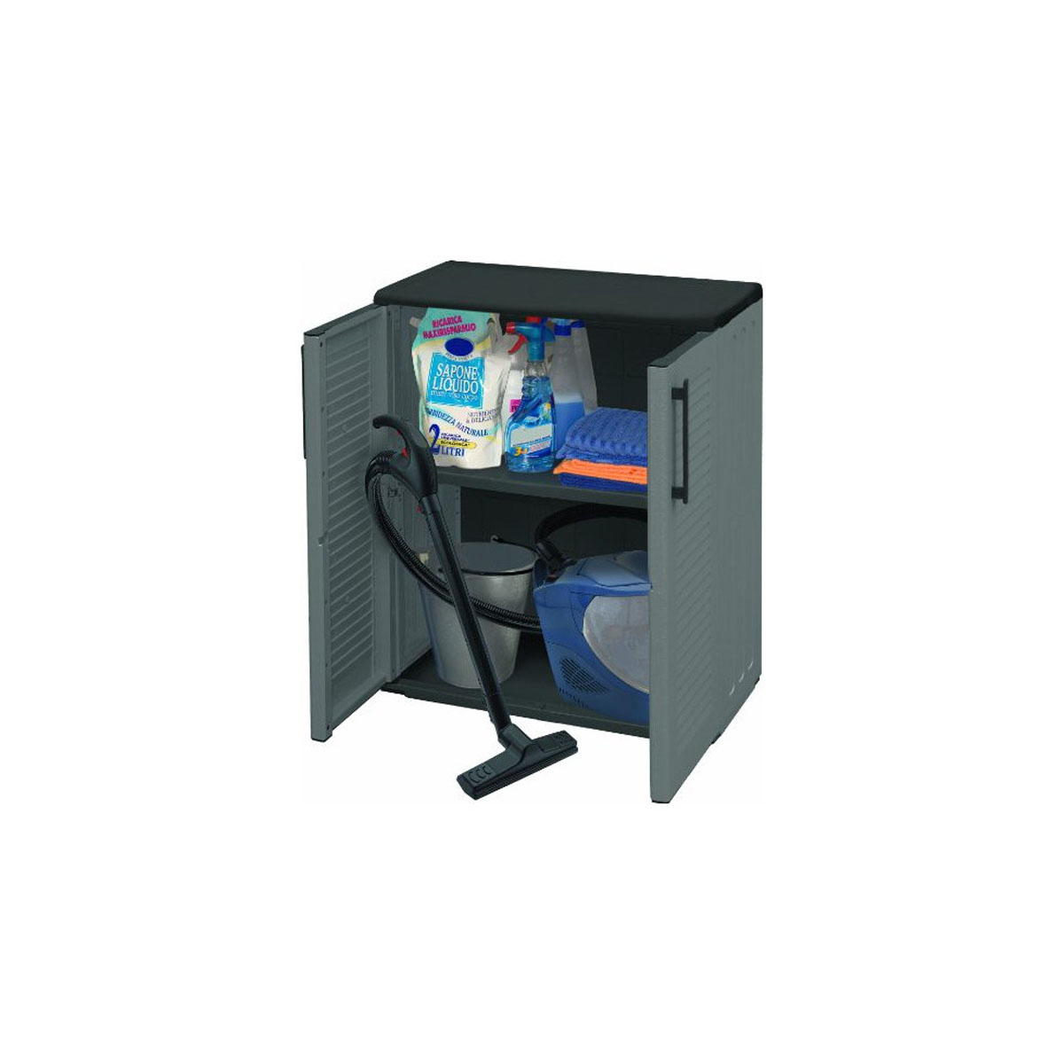 ARTPLAST CABINET WITH SHELVES