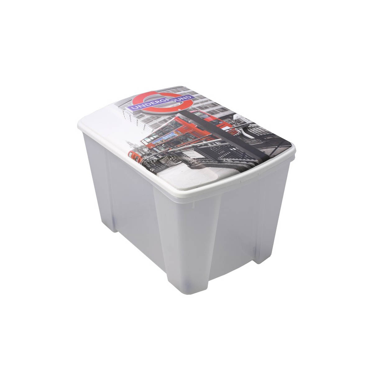 ARTPLAST PLASTIC STORAGE BOX 56X 39 X 35CM LONDON