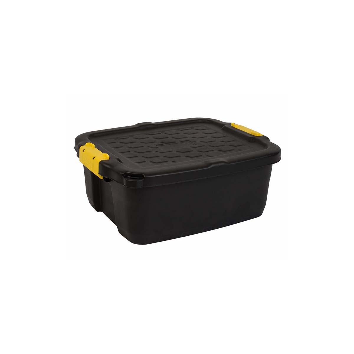 STRATA STORAGE BOX WITH LID HEAVY DUTY BLACK