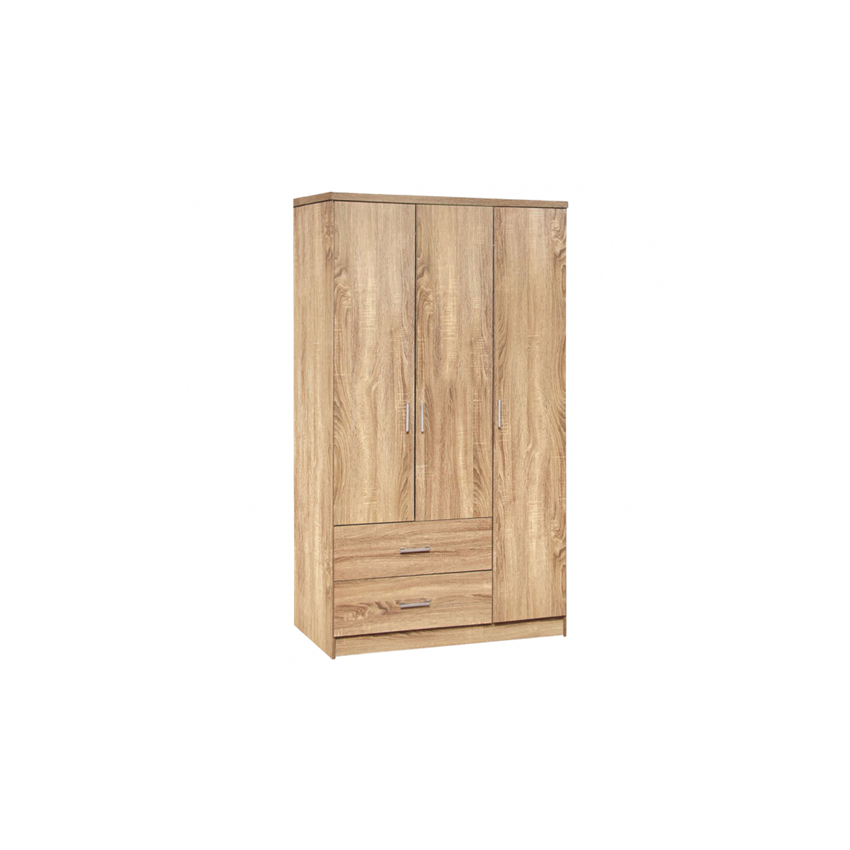 CAESAR CABINET 3-LEAF WITH 2 DRAWERS 89X42.5X181CM