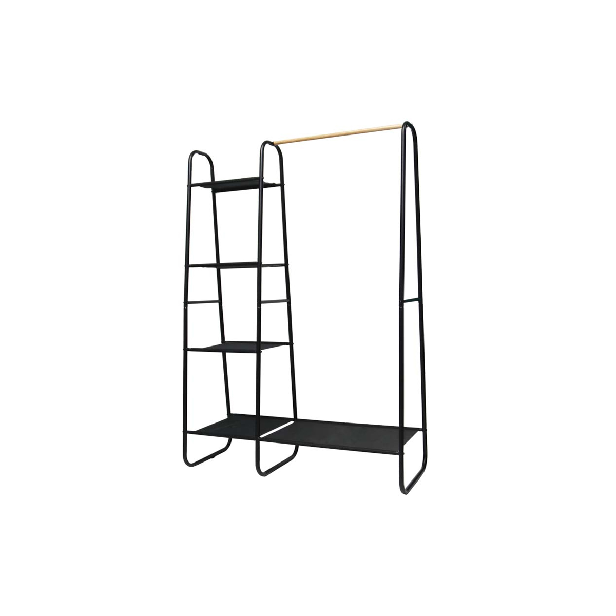 TRIPLE CLOTHES HANGER WITH SHELF 100Χ39Χ150CM  BPC2200