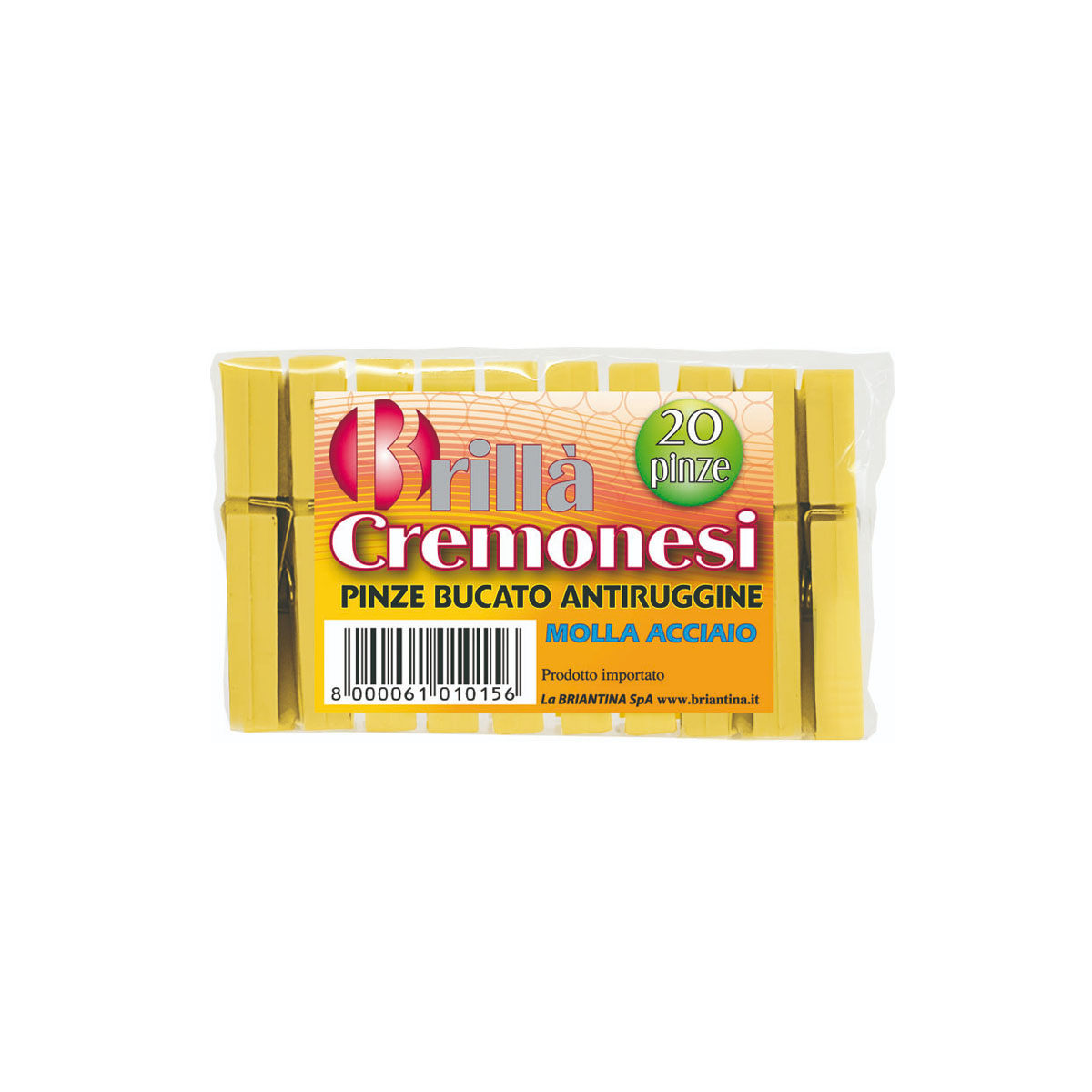 BRIANTINA PLASTIC PENDANTS 20PCS 'CREMONESI' 20340101