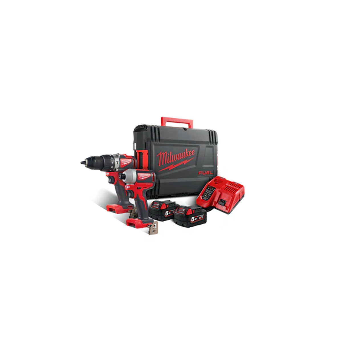 MILWAUKEE M18BLPP2A2-502X IMPLICATION DRILL SCREWDRIVER AND PULSE SCREWDRIVER