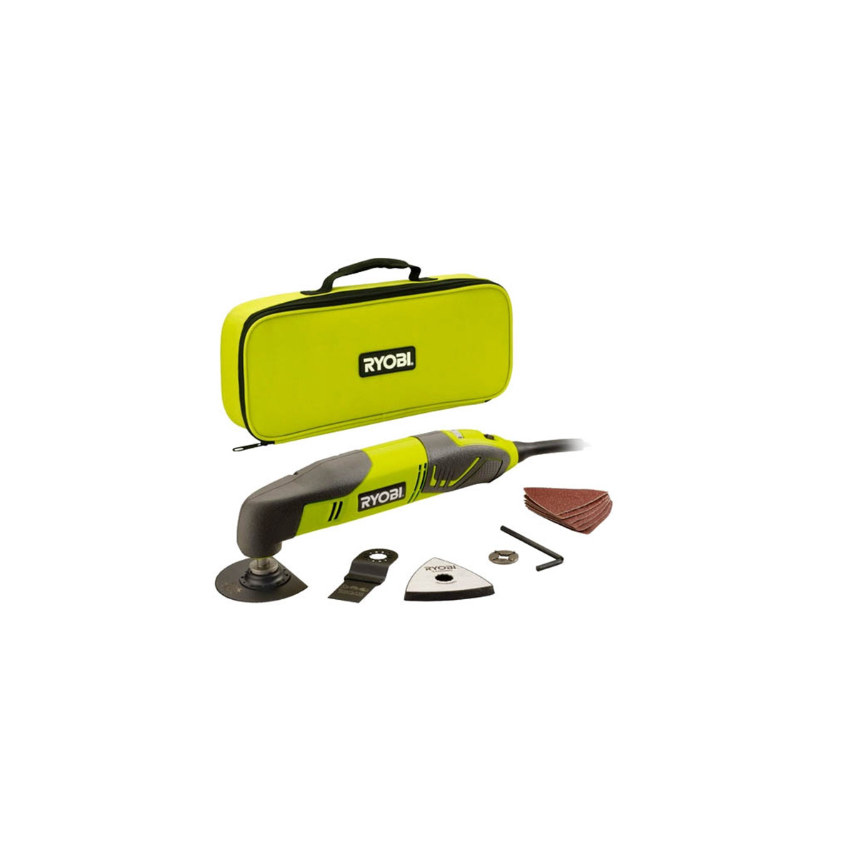 RYOBI PULSE MULTI-TOOL 200W AND ACCESSORIES RMT200-S