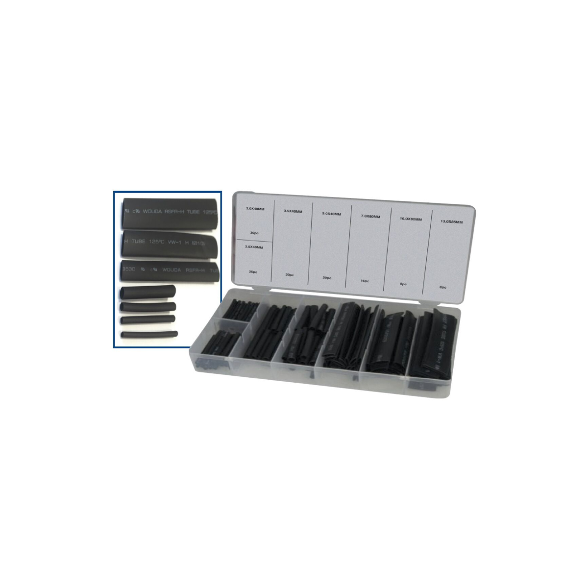 ELECTRICAL CIRCULATION SET OF THERMAL SHRINKING 127 PCS SWTOOL14