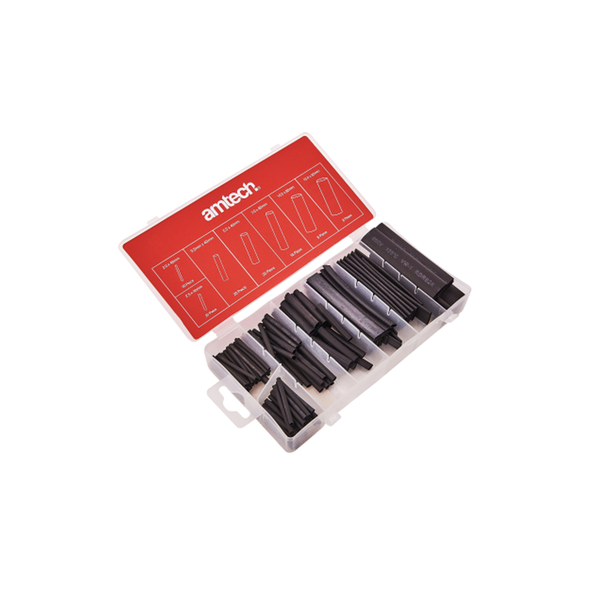 AMTECH ELECTRICAL CIRCULATION SET OF THERMAL SHRINKING 127 PCS S6205