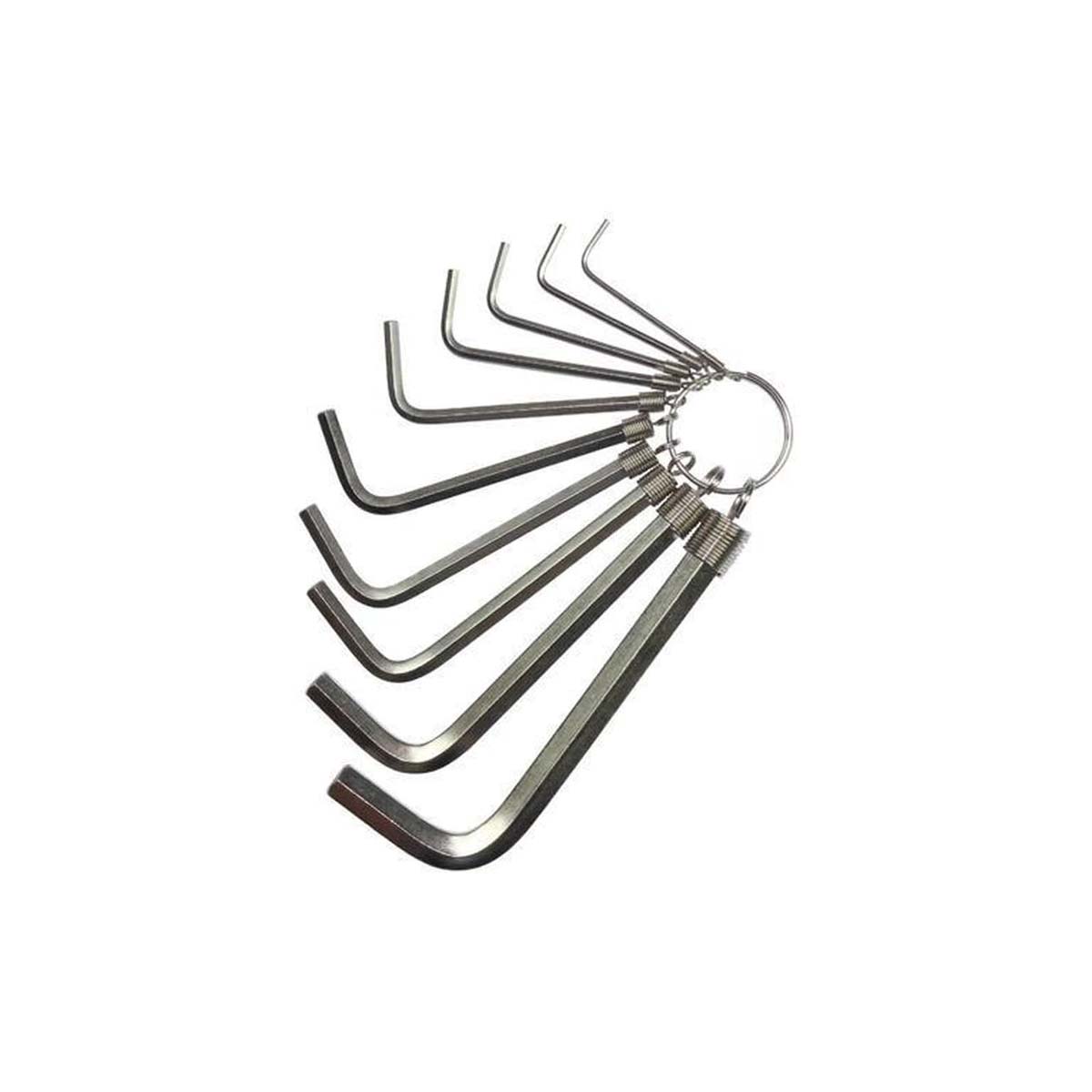 FF GROUP ALLEN KEY SET, 10PCS (1.5-2-2.5-3-4-5-5.5-6-8-10)