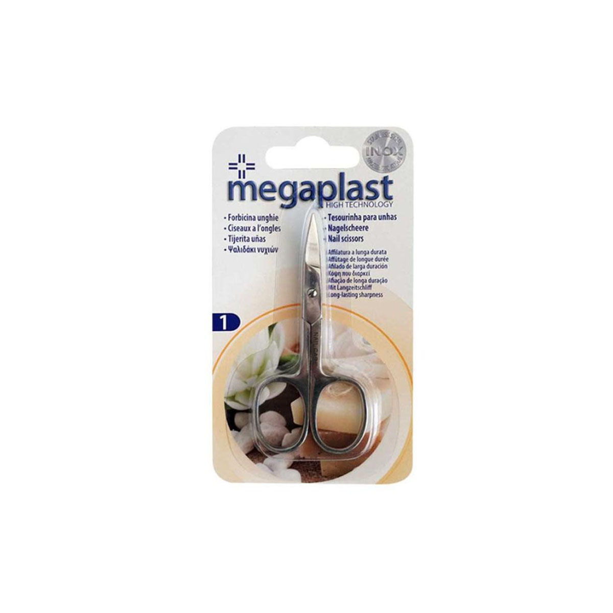 NAIL SCISSORS MEGAPLAST S/S