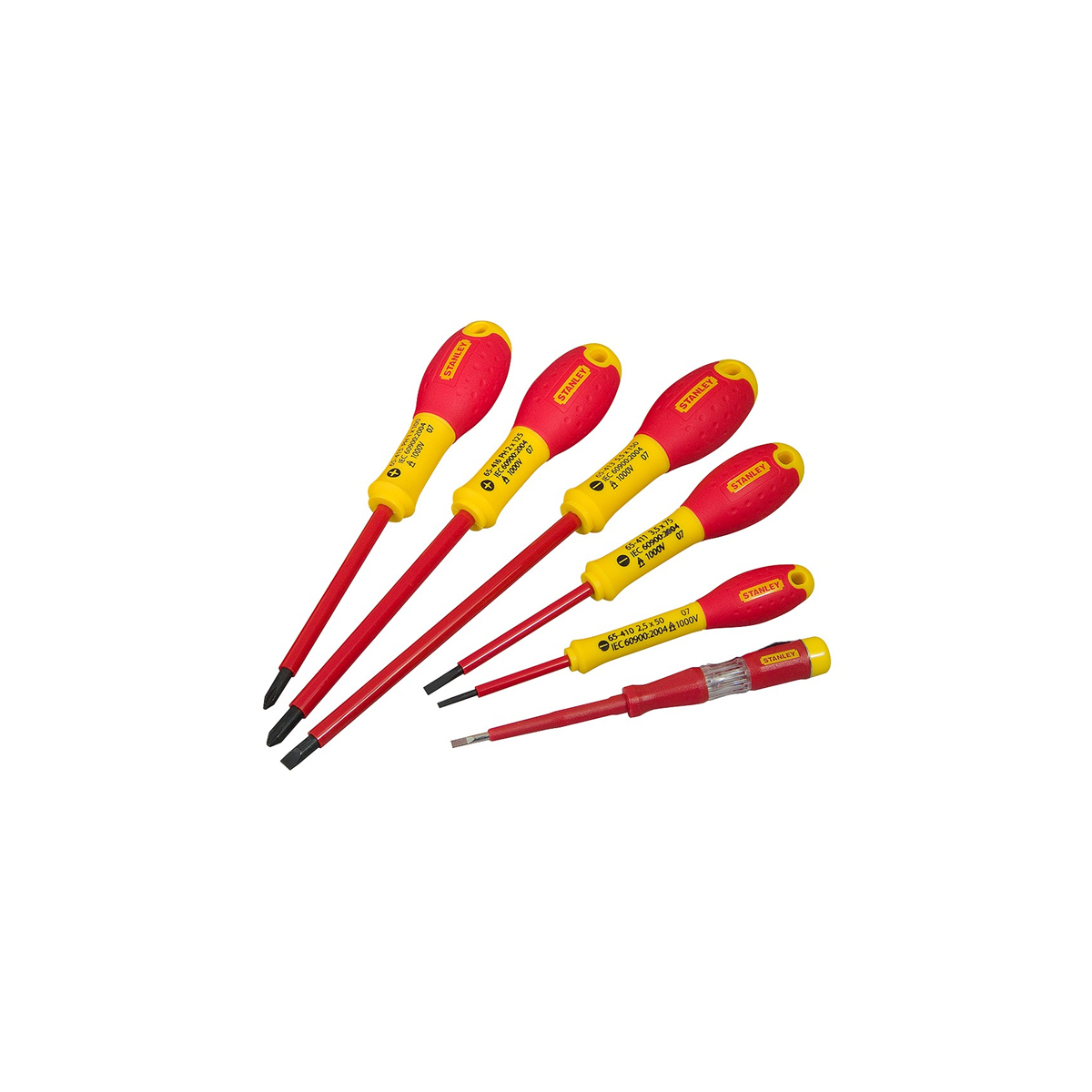 STANLEY SCREWDRIVER SET 6PCS 1000V