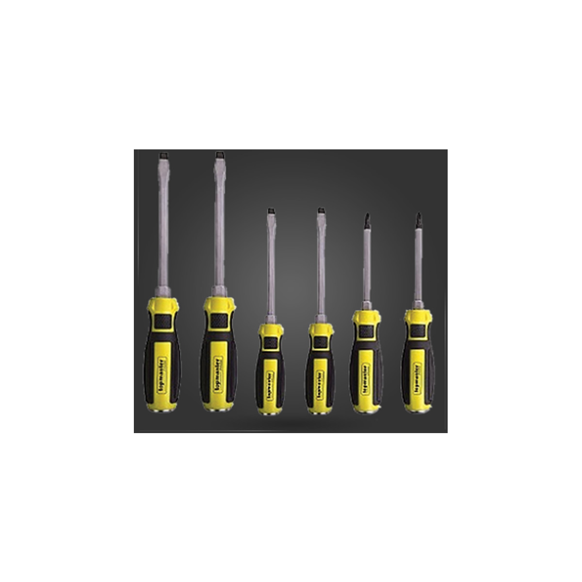 TOPMASTER SET POWER IMPACT SCREWDRIVER 6 PCS